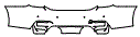 2017 BMW M4 Convertible Rear Bumper Kit - PPF