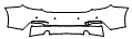 2014 BMW 228 M Sport Rear Bumper Kit - PPF