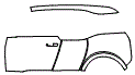 2020 BMW i3 s Sedan Mega World Door and Rear Fender Kit - PPF