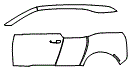 2019 BMW i3 Base Sedan Rear Fender and Door Kit - PPF
