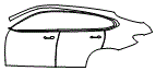 2020 BMW X4 Door and Rear Fender Kit - PPF