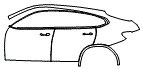 2025 BMW X4 X4 M Door and Rear Fender Kit - PPF