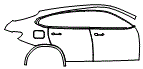2021 BMW X4 Door and Rear Fender Kit - PPF