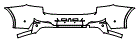 2020 BMW X4 M Sport Rear Bumper Kit - PPF