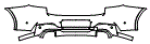 2019 BMW X4 Rear Bumper Kit - PPF