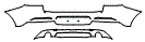 2019 BMW X4 Rear Bumper Kit - PPF