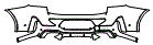 2024 BMW X4 Rear Bumper Kit - PPF