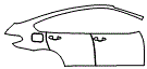 2017 BMW X4 Rear Fender and Door Kit - PPF