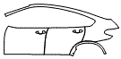 2016 BMW X4 Door and Rear Fender Kit - PPF