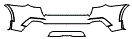 2015 BMW X4 Rear Bumper Kit - PPF