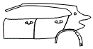 2023 BMW X2 xDrive28i Door and Rear Fender Kit - PPF