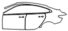 2022 BMW 2 Series Door and Rear Fender Kit - PPF