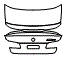 2022 BMW 5 Series Trunk Lid Kit - PPF