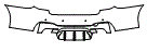 2020 BMW 5 Series Rear Bumper Kit - PPF