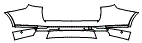 2022 BMW X7 xDrive40i Luxury Rear Bumper Kit - PPF