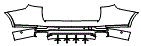 2022 BMW ALPINA XB7 Rear Bumper Kit - PPF