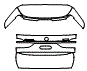 2022 BMW ALPINA XB7 Trunk Lid Kit - PPF