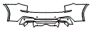 2021 BMW X3 Rear Bumper Kit - PPF