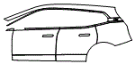 2025 BMW iX M60 Door and Rear Fender Kit - PPF