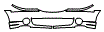 2006 Lincoln LS V8 Sport Bumper Kit - PPF