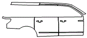 2021 Lincoln Navigator  Black Label L Door and Rear Fender Kit - PPF