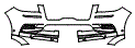 2021 Lincoln Navigator Bumper Kit - PPF