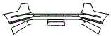 2024 Lincoln Navigator Rear Bumper Kit - PPF