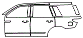 2024 Lincoln Navigator Door and Rear Fender Kit - PPF