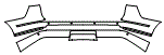 2024 Lincoln Navigator Regular Black Label Rear Bumper Kit - PPF