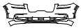 2022 Lincoln Aviator Grand Touring Bumper Kit - PPF