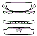 2022 Lincoln Aviator Hatch Kit - PPF