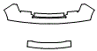 2008 Lincoln MKX Bumper and Luggage Area Kit - PPF
