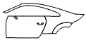 2018 Audi TT Coupe TT RS Door and Rear Fender Kit - PPF