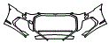 2023 Audi A8 Bumper Kit - PPF