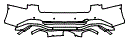 2026 AUDI RS6 AVANT  Rear Bumper Kit