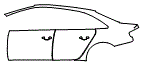 2014 Audi A4 Sedan S-Line Door and Rear Fender Kit - PPF