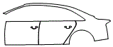 2018 Audi A8 L 4.0 TFSI Door and Rear Fender Kit - PPF