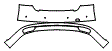 2015 Audi A8 L W12 Rear Bumper Kit - PPF