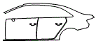 2015 Audi A3 Door and Rear Fender Kit - PPF