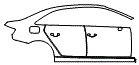 2015 Audi S3 Sedan Door and Rear Fender Kit - PPF