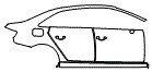 2018 Audi S3 Rear Fender, Door and Rocker Panel Kit - PPF