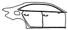 2024 Audi A3 Door and Rear Fender Kit - PPF