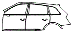 2023 Audi Q7 Door and Rear Fender Kit - PPF