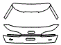 2021 Audi Q7 Trunk Lid Kit - PPF