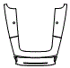 2017 Audi R8  Spyder Trunk Lid Kit - PPF