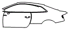 2019 Audi RS5 Rear Fender and Door Kit - PPF