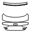 2025 AUDI A5 (PREVIOUS GENERATION) SPORTBACK PRESTIGE Trunk Lid Kit