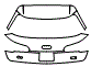 2020 Audi Q5 Base Trunk Lid Kit - PPF