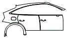2023 Audi Q5 Door and Rear Fender Kit - PPF