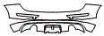 2013 Audi Q5 Hybrid Rear Bumper Kit - PPF